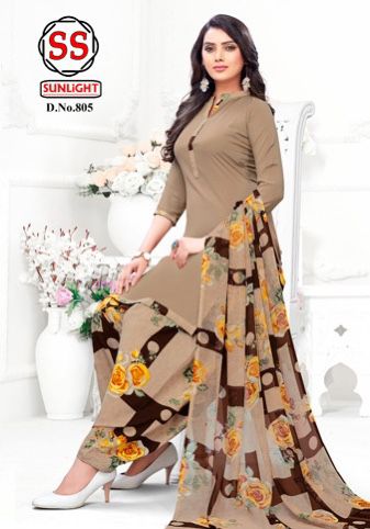 Ssc Sunlight Regular Wear Printed Designer Dress Material Collection
